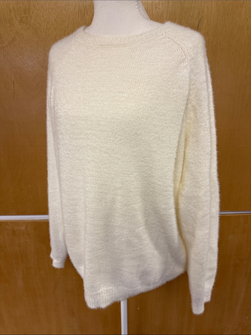 Z Supply Women's Ivory Crewneck Sweater